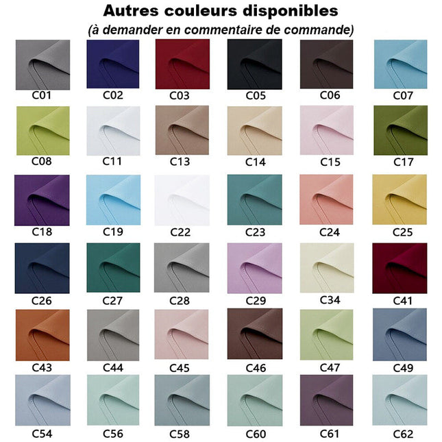 Mörkläggningsgardin med hällor för total mörkläggning