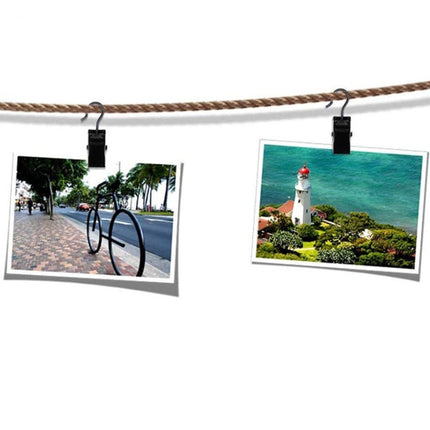 Vita gardinklämmor med praktisk krok