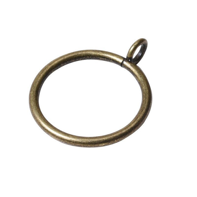 Gardinringar i metall med antik look