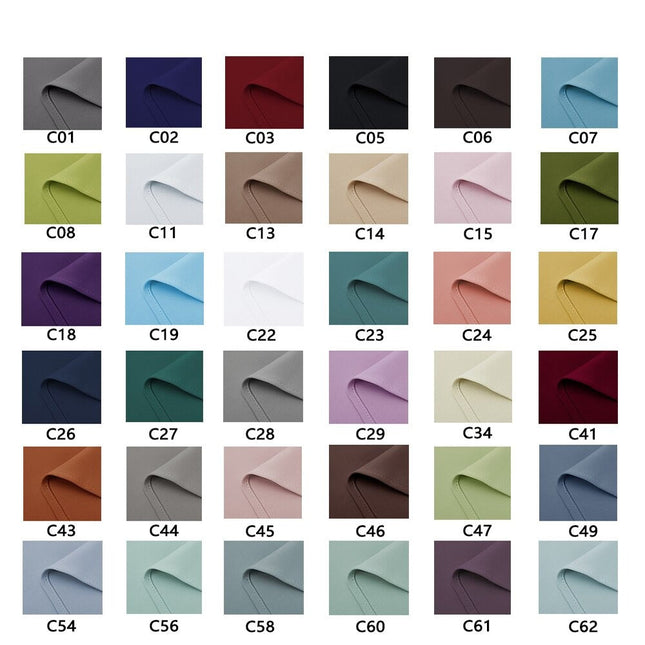 Mörkläggningsgardin set med kappa och omtag