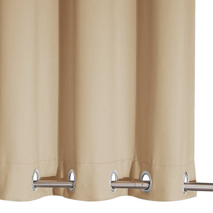 Ljusbeige utegardin för balkong och pergola