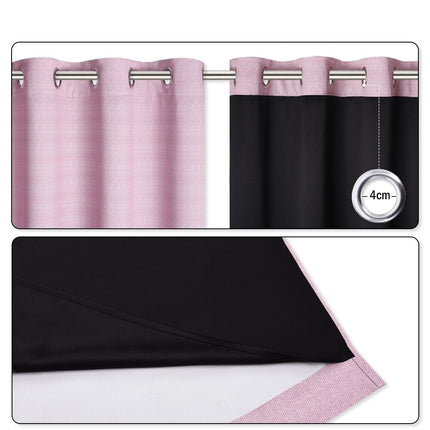 Mörkläggningsgardin med textur för sovrum