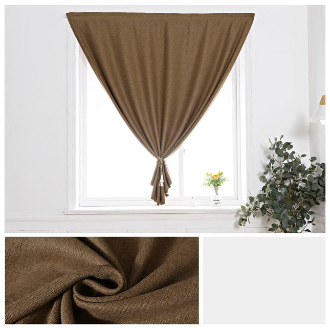 Mörkläggande gardin med enkelt kardborrefäste