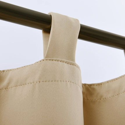 Mörkläggningsgardin med hällor för total mörkläggning