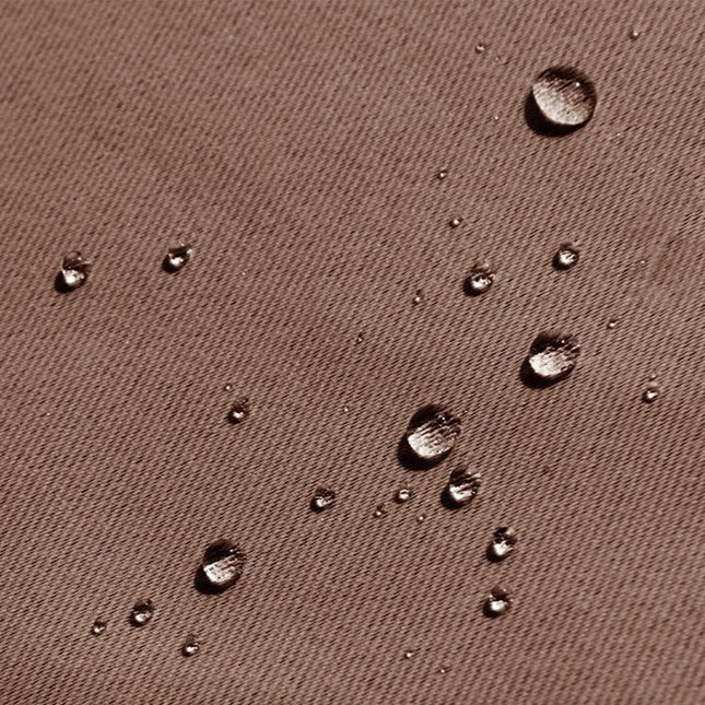 Brun utomhusgardin för altan