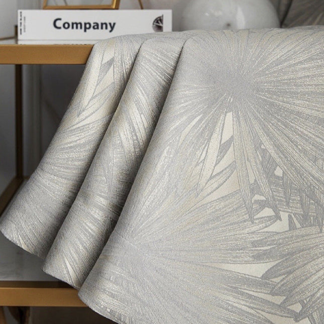 Mörkläggningsgardin Seki med diskret palmbladsmönster