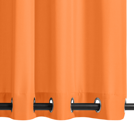 Orange utomhusgardin för paviljong
