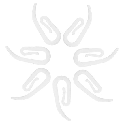 Vita plastglid för gardinskena