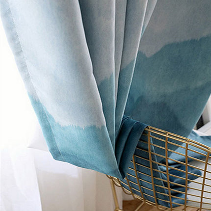 Mörkläggningsgardin med modern ombre-effekt