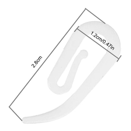 Vita plastglid för gardinskena