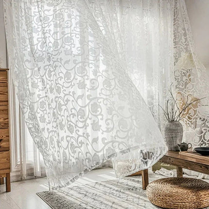 Mintgröna mörkläggningsgardiner med textur