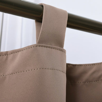 Mörkläggningsgardin med hällor för total mörkläggning