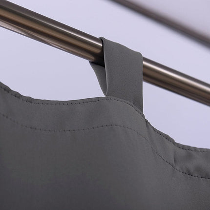 Mörkläggningsgardin med hällor för total mörkläggning