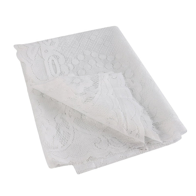 Gammaldags spetsgardin för kök och stuga