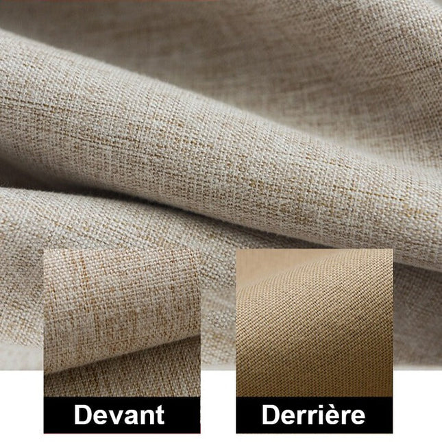 Beige mörkläggningsgardin för mörkt sovrum