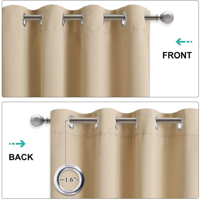 Isolerande mörkläggningsgardin som filtrerar ljus