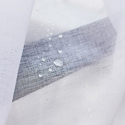 Lätt vit utomhusgardin för uterum