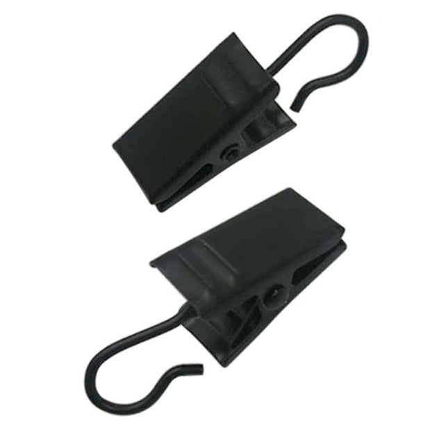 Vita gardinklämmor med praktisk krok