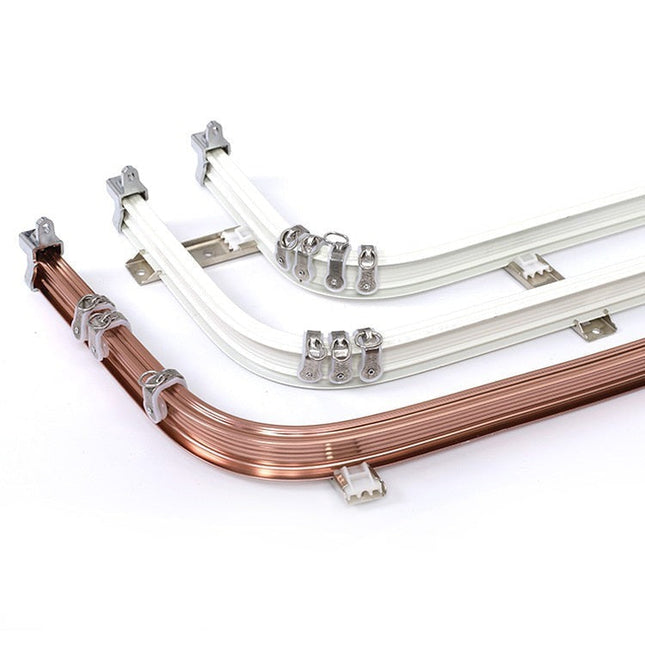 Böjbar gardinskena för tak Copperfield