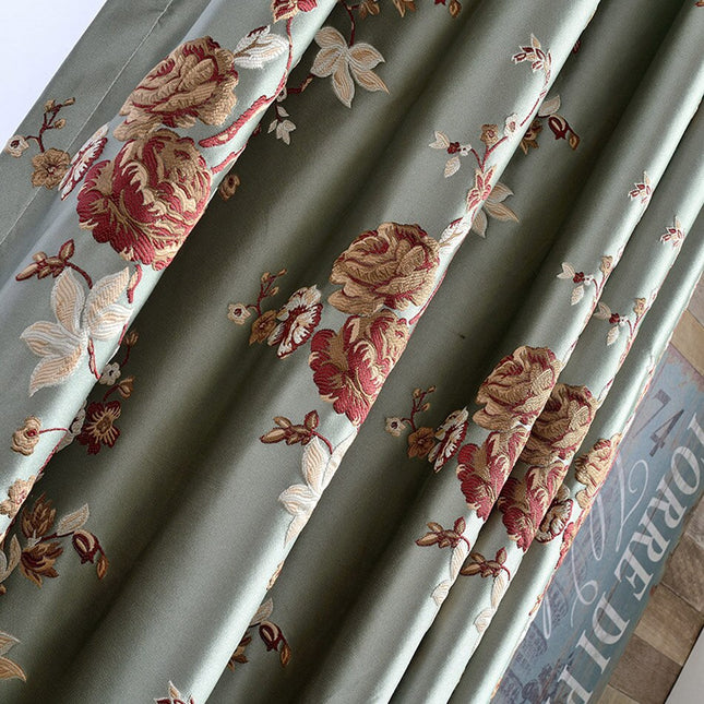 Mörkläggningsgardin Ocreza med blommigt mönster