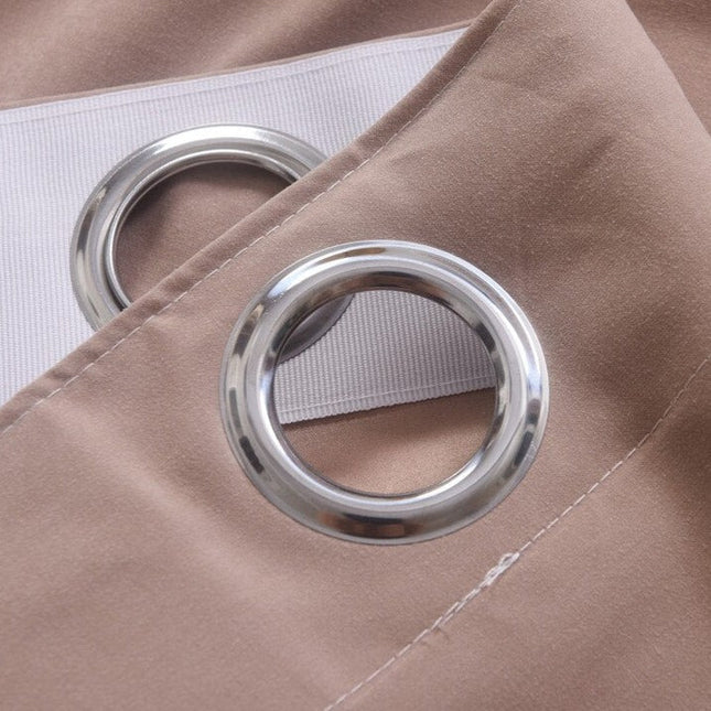 Enfärgad rosa mörkläggningsgardin för fönster