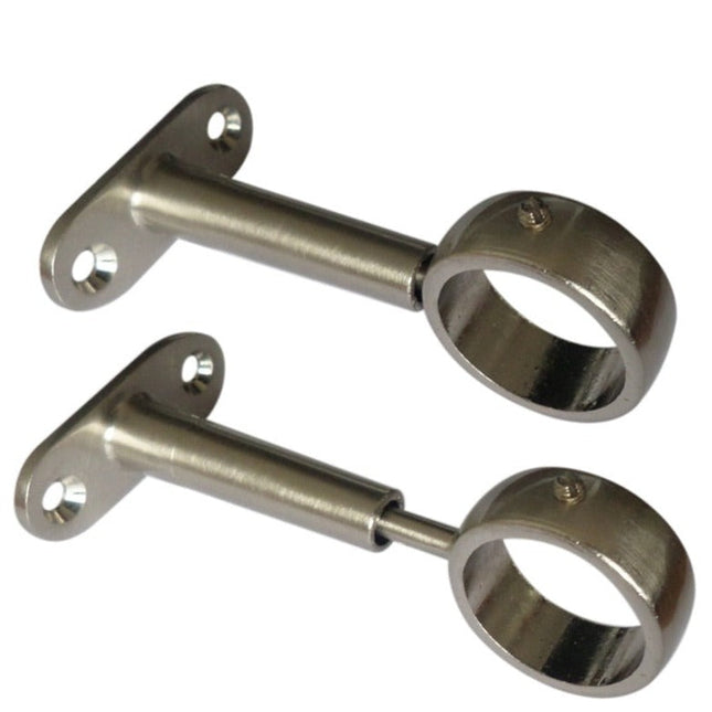 Takfästen för gardinstång i metall (2-pack)