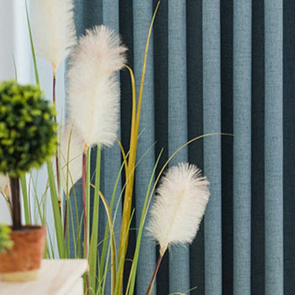 Mörkläggningsgardiner petrolblå modell Open Sea