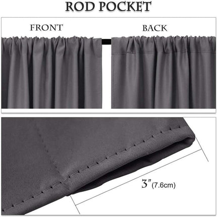 Komplett mörkläggningsgardinset med kappa