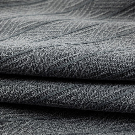 Grå mörkläggningsgardin med linnestruktur