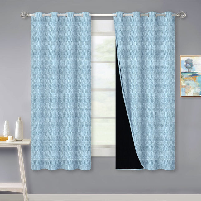 Mörkläggningsgardin med textur för sovrum