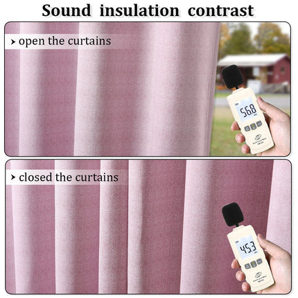 Mörkläggningsgardin med textur för sovrum