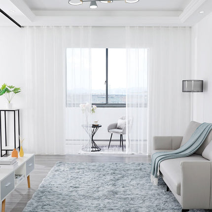 Tunn gardin med linnelook Liku