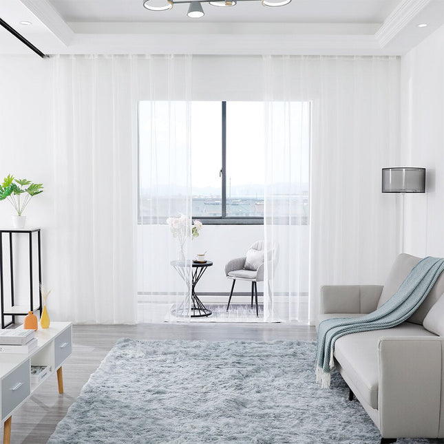 Tunn gardin med linnelook Liku