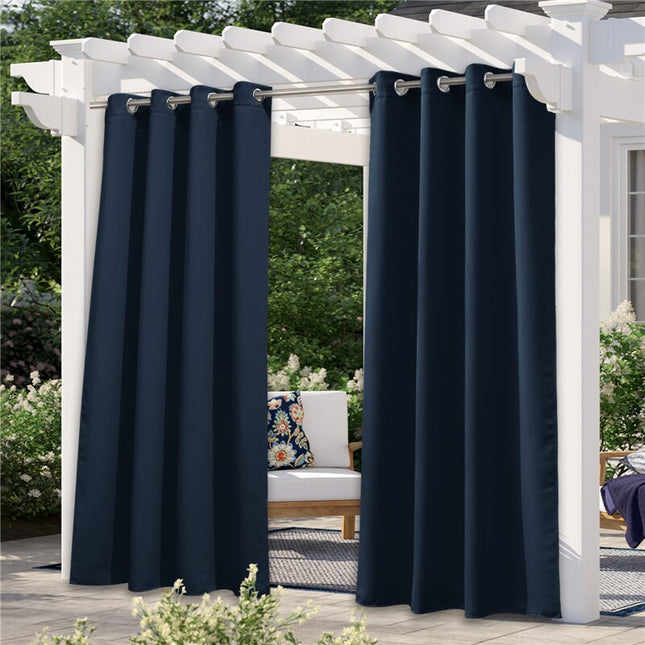 Enfärgad utomhusgardin för pergola Ulmo