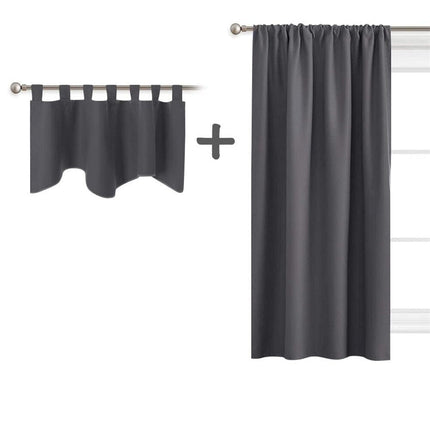Komplett mörkläggningsgardinset med kappa