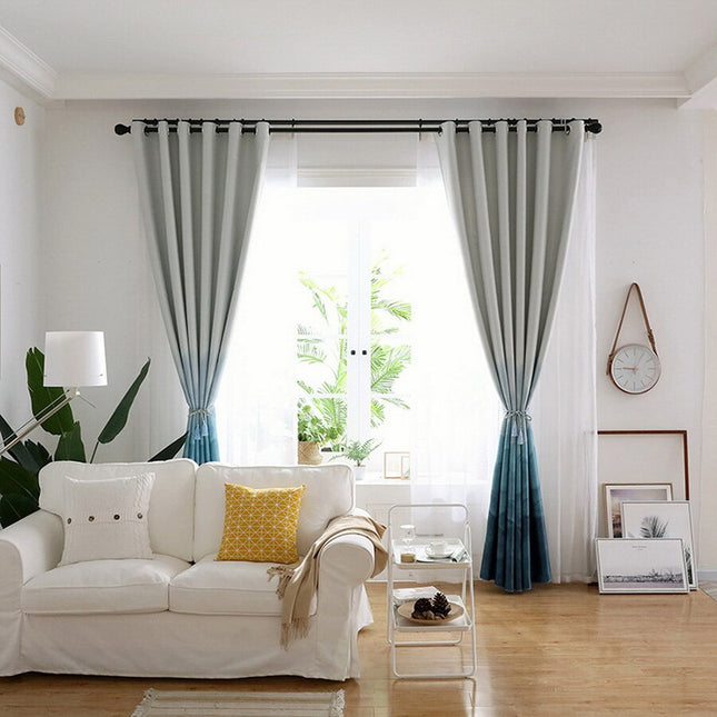 Mörkläggningsgardin med modern ombre-effekt