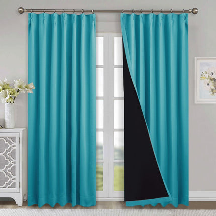 Beige mörkläggningsgardin för 100% mörkläggning