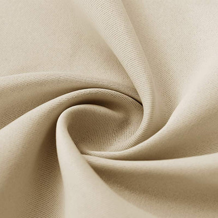 Beige mörkläggningsgardin för 100% mörkläggning