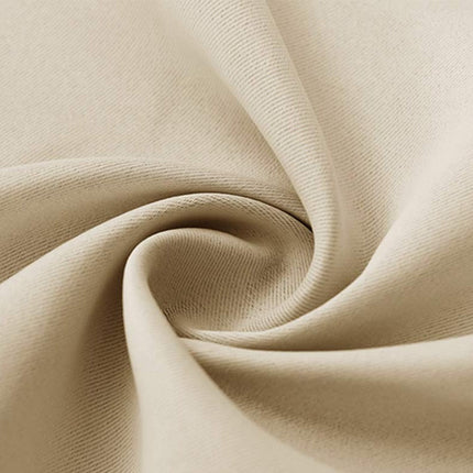 Beige mörkläggningsgardin för 100% mörkläggning