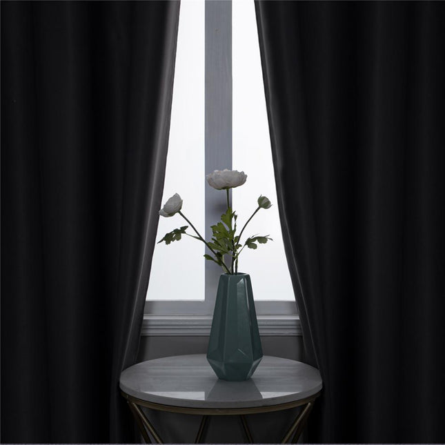 Mörkläggningsgardin rosa för sovrum med öljetter