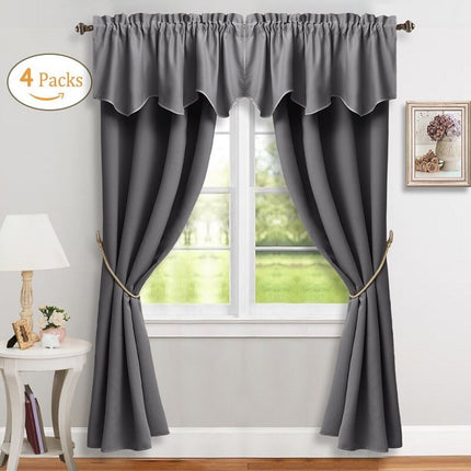 Mörkläggningsgardin set med kappa och omtag