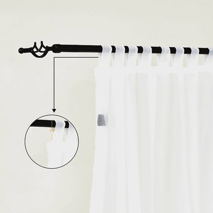 Tunn utomhusgardin med öljetter Ibra