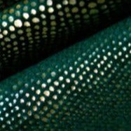 Petrolblå mörkläggningsgardin med texturerat mönster