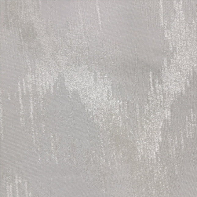 Mörkläggningsgardin gråbrun med abstrakt mönster