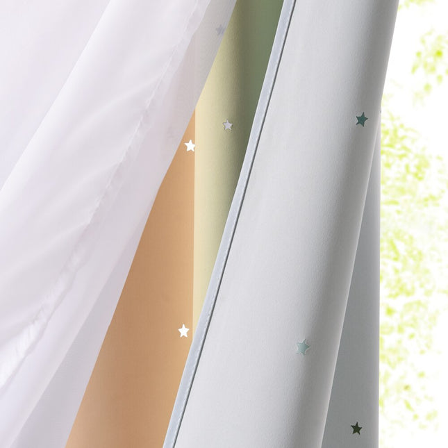 Tunn utomhusgardin för altan och pergola