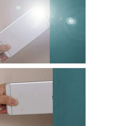 Petrolblå mörkläggningsgardin med öljetter