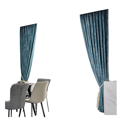 Mörkläggningsgardin i lyxig krossad sammet