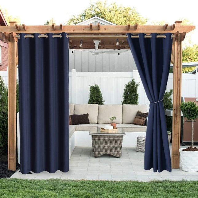 Enfärgad utomhusgardin för pergola Ulmo