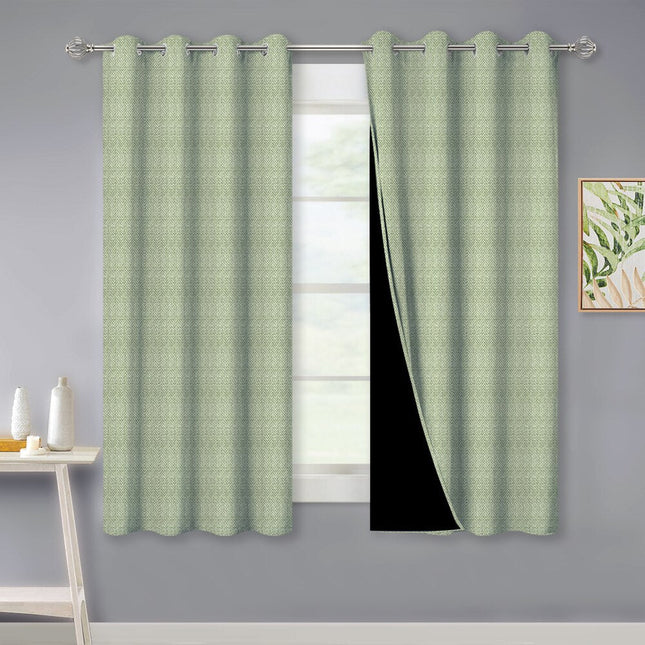 Mörkläggningsgardin med textur för sovrum