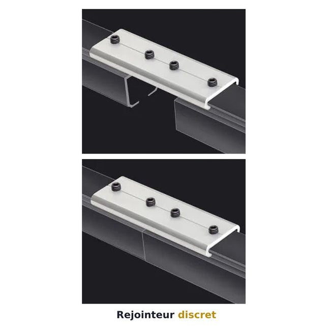 Böjbar gardinskena för tak Copperfield